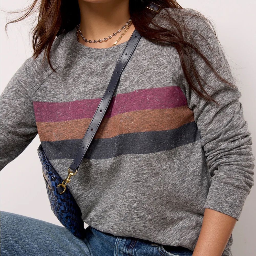 Evereve SM Ella Stripe Long Sleeve
